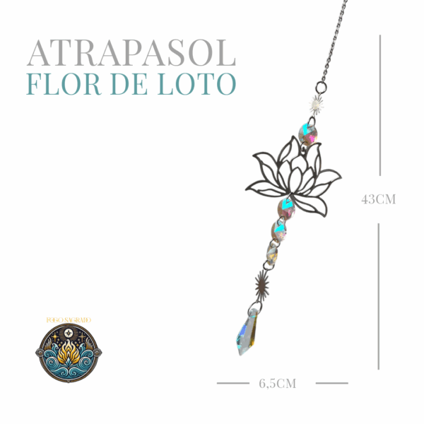 Atrapasol Flor de Loto