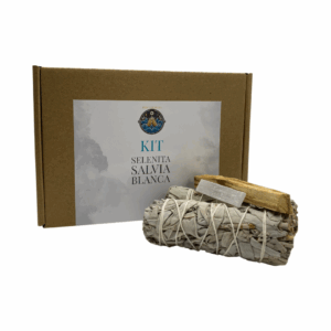 Kit Salvia Blanca, Selenita y Palo Santo