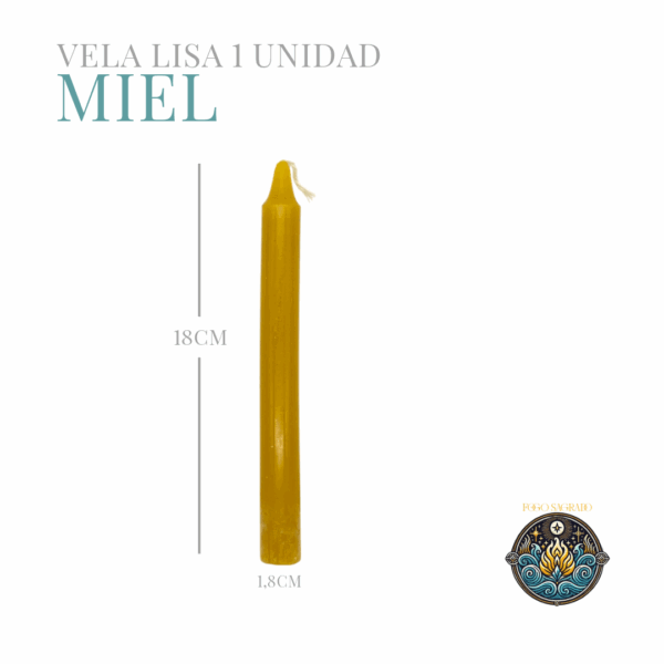 Vela Color Miel
