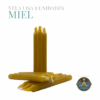Vela Color Miel 9 Unidades