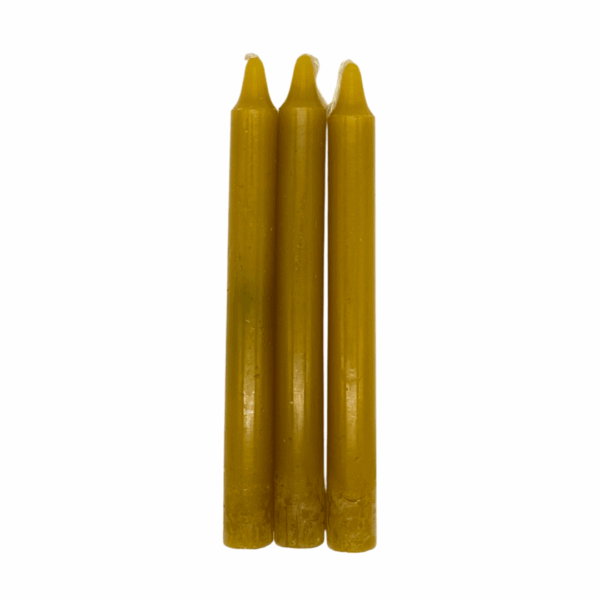 Vela Color Miel 3 Unidades