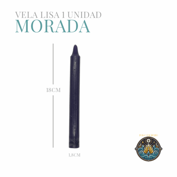 Vela Violeta Oscuro