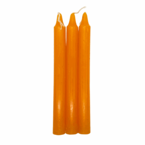 Vela Naranja 3 Unidades