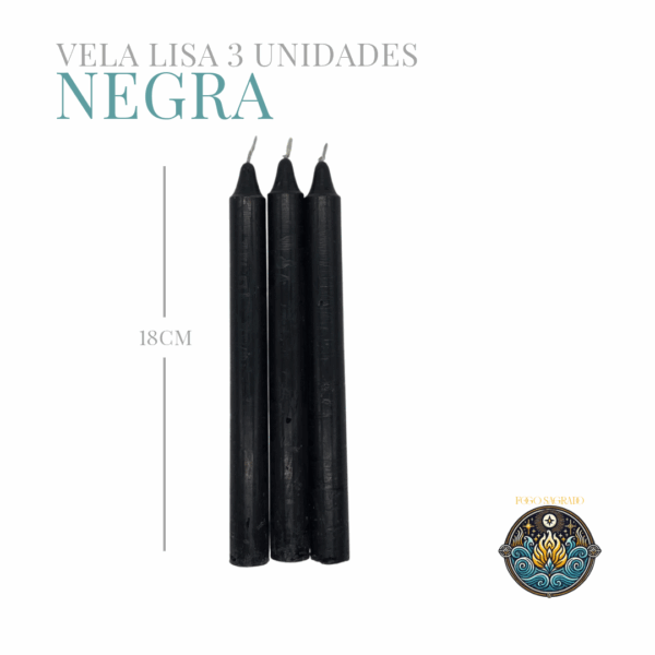Vela Negra 3 Unidades