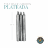 Vela Plateada 3 Unidades