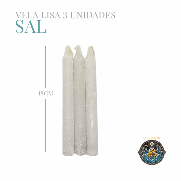 Vela Sal 3 Unidades