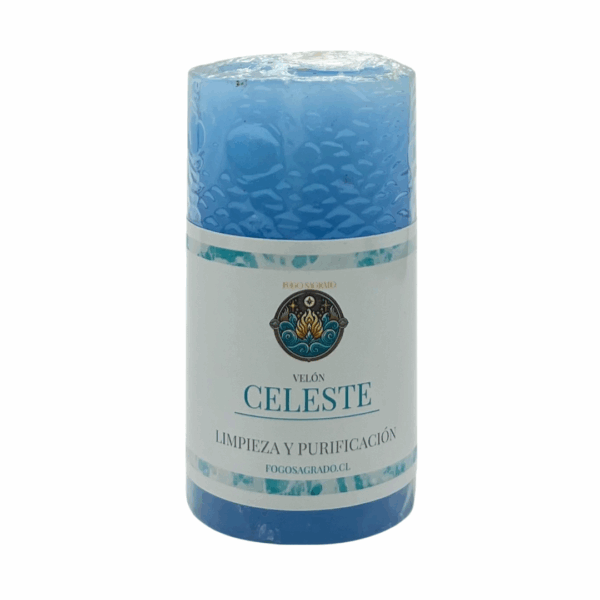 Velón Celeste 8cm
