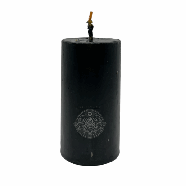 Velón Negro 8cm